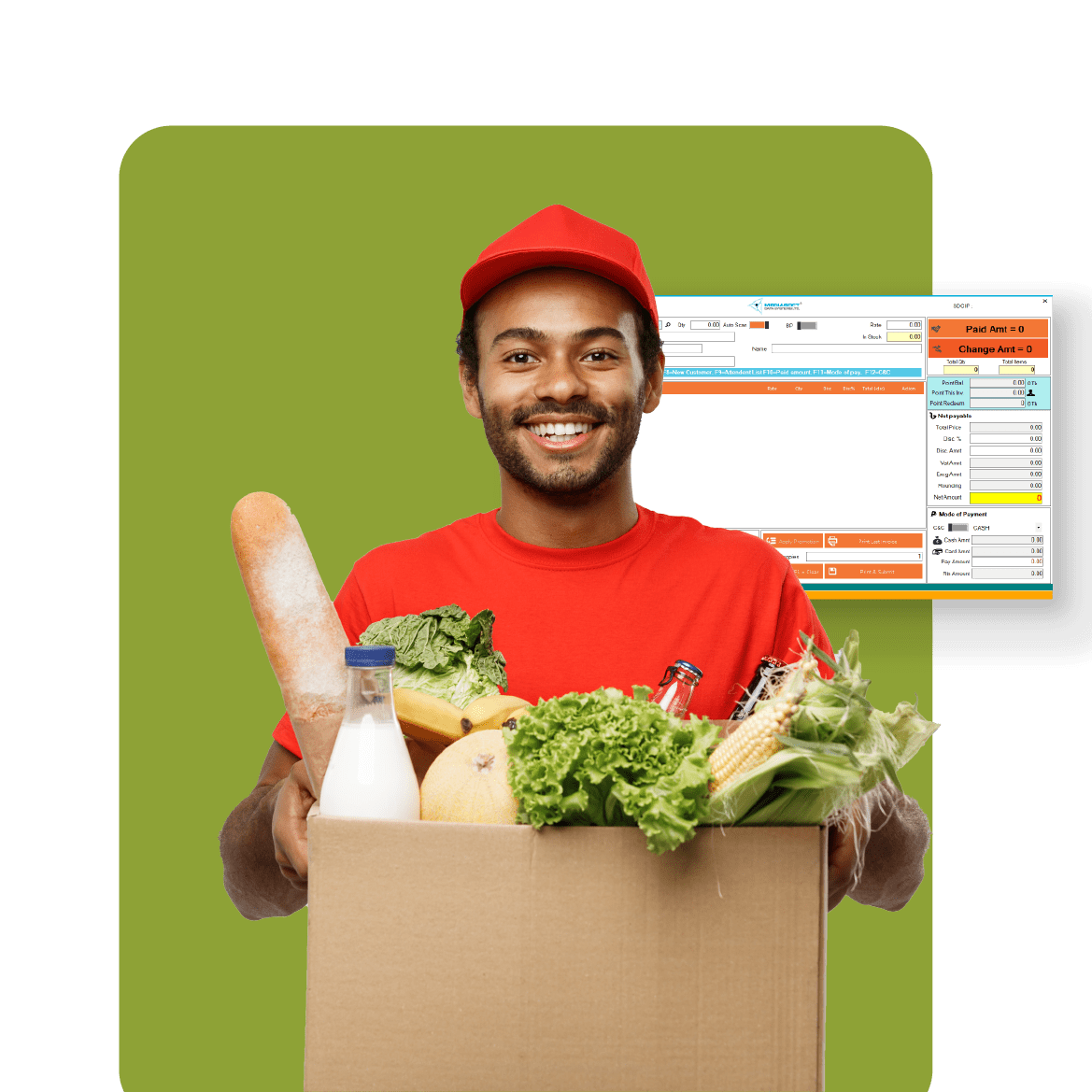 Fruits And Vegetables POS Billing Software